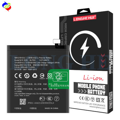Bateria de telefone móvel BLP581 4.35V 3000mAh Para OPPO N3 N5206 N5207 N5209 Substituição da bateria do telefone