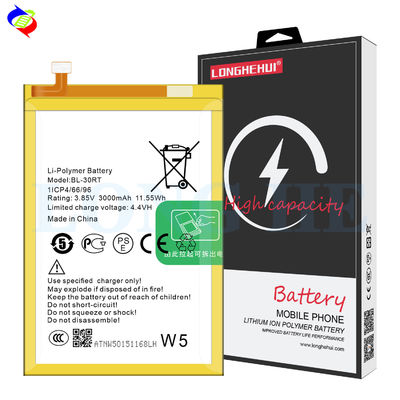 Preço barato da fábrica de baterias de telemóvel BL-30RT para Tecno W5 Lite W5 K7 K8 WX5 3.85V 3000mAh Bateria BL30RT