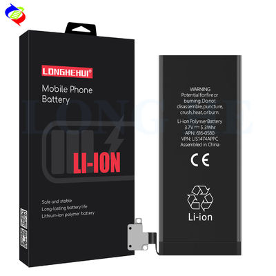 Bateria preta recarregável para telefone celular iPhone 4S Alta capacidade e longa duração