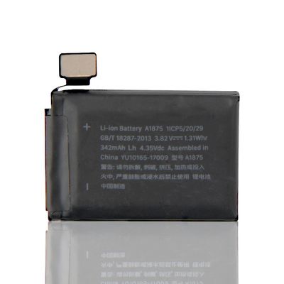 Bateria de lítio de 342mAh para Apple Watch Série 3 42mm A1850 A1875 iWatch Phone