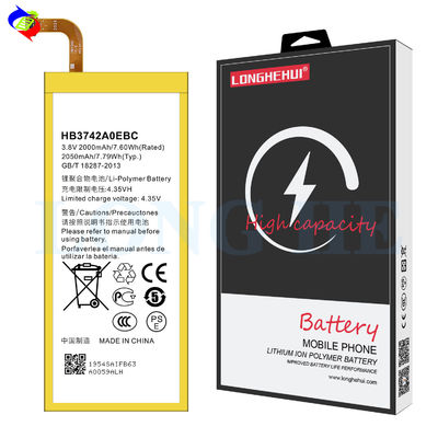 HB3742A0EBC Bateria Li-polímero Substituição perfeita para a bateria padrão Huawei P6