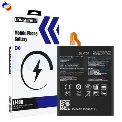 BL-T34 Bateria de íons de lítio para LG V30 V30A H930 H932 H933 LS998 US998 Baterias de telefone