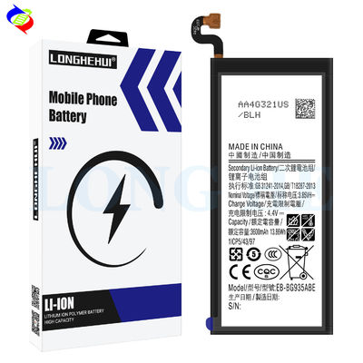 Bateria de lítio EB-BG935ABE para Samsung S7 EDGE G935 3600mAh 3,85V Capacidade real