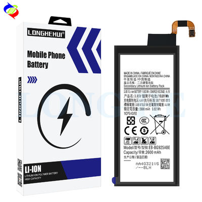 EB-BG925ABE 2600mAh Bateria para S6 Edge G9250 G925FQ G925F G925l G925A G925S em Preto