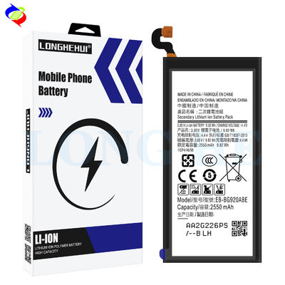 Bateria de telefone celular de proteção de IC dupla para Samsung Galaxy S6 G9200 G9206 EB-BG920ABE