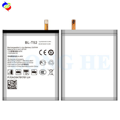 Bateria BL-T52 F100 para telefone móvel LG Wing 5G e recarregável a partir de alimentação direta