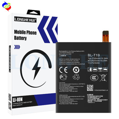 Performance BL-T19 2700mah 3.8v Bateria de telefone móvel para LG Nexus 5X H791 H798 H790