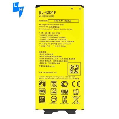 2800mAh BL-42D1F Bateria recarregável para LG G5 H868 H860N F700K F700S F700L US992 H850 Stock