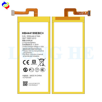 HB444199EBC 3.8V 2550mAh Bateria de telefone inteligente móvel para Huawei Honor 4C C8818 OEM/ODM