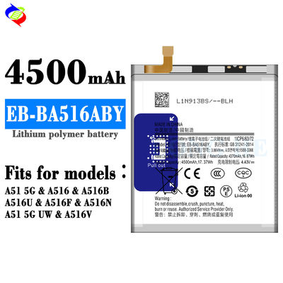 EB-BA516ABY Bateria para Samsung A51 5G A516 SM-A5160 Original Logo OEM Capacidade 4500mAh