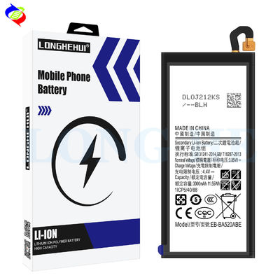 Bateria recarregável de capacidade original para Samsung A5 2017 A520F SM-520F EB-BA520ABE