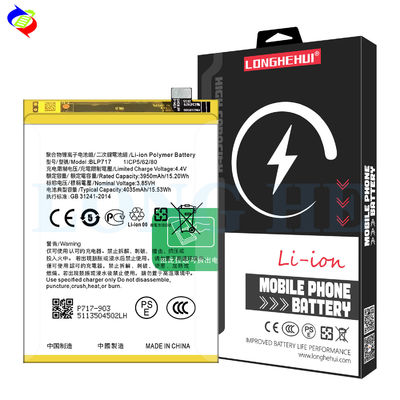 Bateria de capacidade total BLP717 Compatível com Oppo Reno Z PCDM10 CPH1979 3.85V 4035mAh