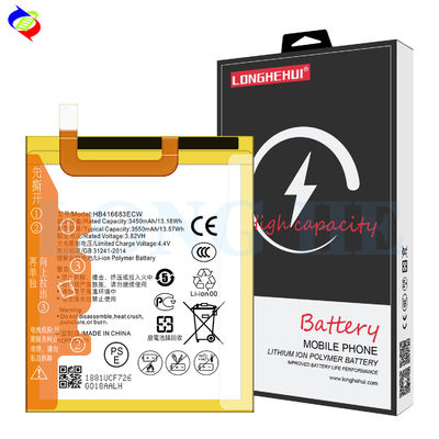 Bateria HB416683ECW de Proteção de IC Dupla para Telefone Móvel Huawei Nexus 6P H1511 H1512