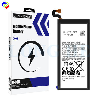 3000mAh EB-BG928ABE Bateria digital de substituição para Samsung S6 Edge Plus SM-G928 G928A