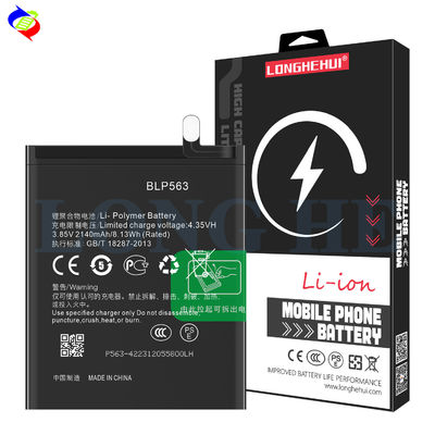 Bateria de iões de lítio polímero preta BLP563 478mAh 3.85V para OPPO Find5 mini R827 R850 recarregável