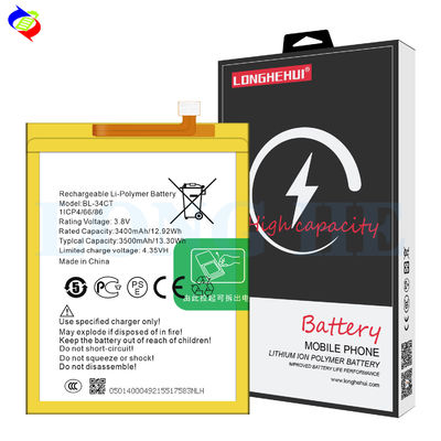 Bateria de alta capacidade KB8 Spark 3 Pro BL-34CT para Tecno Spark Youth KA6 Acessório de telefone móvel