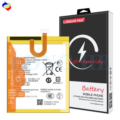 Bateria de iões de lítio de alta capacidade HB526379EBC Compatível para Huawei ENJOY 5 / TIT-AL00