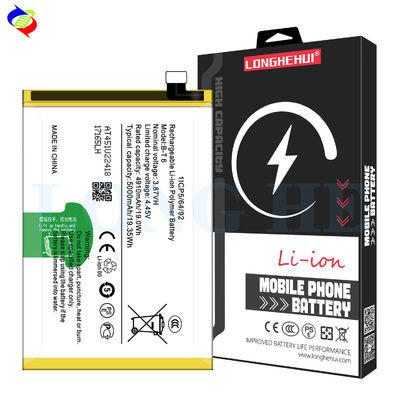 Bateria recarregável para telemóvel Baterias recarregáveis para VIVO T1 5G IQOO Z6 5G