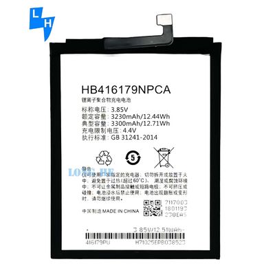 Código de bateria HB416179NPCA Célula recarregável de polímero de lítio 3.8V 2700mAh para A4S M760