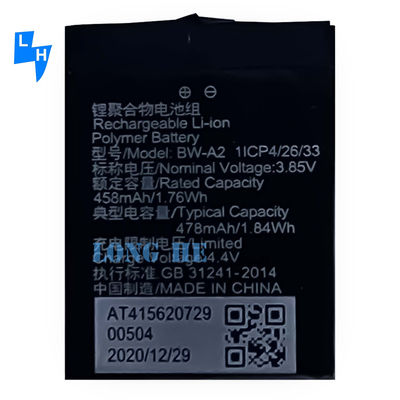 100% Compativel Bateria de Iões de Lítio Polímero BW-A2 478mAh 3.85V para VIVO Watch 46mm