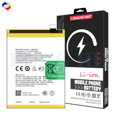Bateria original recarregável BLP819 para OPPO RENO 5 4G Reno6 Z Reno 6Z 5G 4310mAh 3.87V