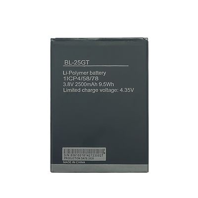 Bateria de alta capacidade BL-25GT 4.35V 5000mAh para Telefone Móvel Tecno N9S