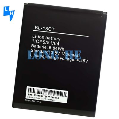 Baterias recarregáveis 1800mAh Preto BL-18CT Bateria para telemóvel Tecno Y3 Y4 R5