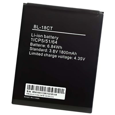 1800mAh 4,35V BL-18CT Bateria de polímero de iões de lítio para Tecno Y3 Y4 R5
