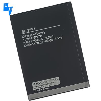 BL-25FT 2500mAh Bateria de telefone móvel para Tecno W3 LTE Durável e durável