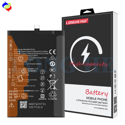 Baterias recarregáveis de alta capacidade HB4966A2EGW para Huawei Honor X7b CLK-LX1 6000mAh