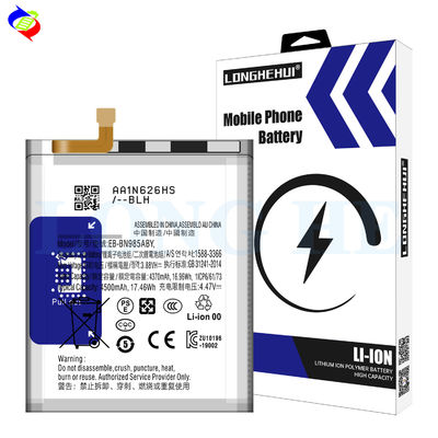 100% 0 Ciclo EB-BN985ABY Bateria de íons de lítio Para baterias de telefones Samsung Note20 Ultra