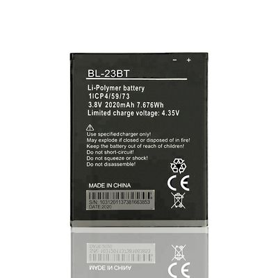 2020mAh BL-23BT Bateria de substituição para Tecno M6 Baterias recarregáveis em alta demanda