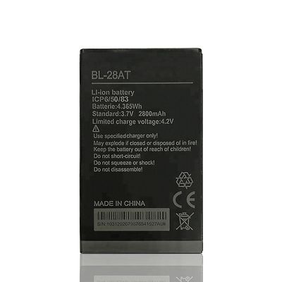 BL-28AT preto 2800mAh Y2 Y3 Bateria de telefone móvel para Tecno Camon Y3 Plus Bateria