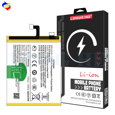 Bateria de iões de lítio de longa duração B-V2 de 4500 mAh para dispositivos recarregáveis Vivo