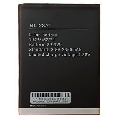 TECNO Y6 Bateria para telemóvel BL-23AT Bateria original 2350mAh Proteção de IC duplo