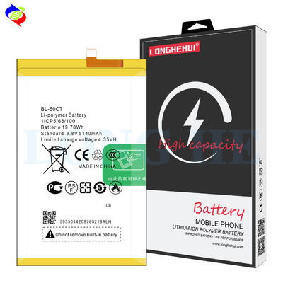 Recarregável BL-50CT 5050mAh L8 mais Bateria para telemóvel Bateria para Tecno L8