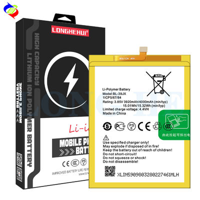 4000mAh BL-39JX Bateria para Infinix X623 Hot 6x Telefone Móvel e Fonte de Energia Durável