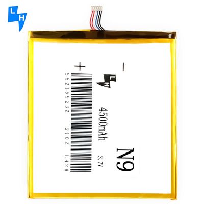 Bateria de Lítio de Polímero Amarelo de Alta Capacidade BL-N9 para Telefone Móvel Tecno N9 4500mAh 3.7V