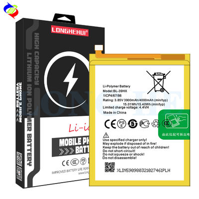 3900mah BL-39HX Bateria de substituição de capacidade total para telefone móvel Infinix