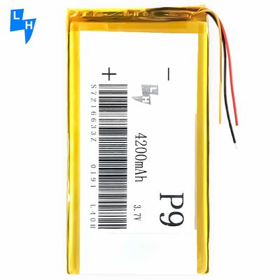 Telefone móvel BL-P9 Bateria de lítio de polímero 4200MAH 3.7V com proteção de IC dupla