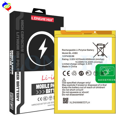 BL-43BX Bateria de Li-polímero 4500mAh para Infinix X604 Note 5 Telefone Móvel de Alta Capacidade