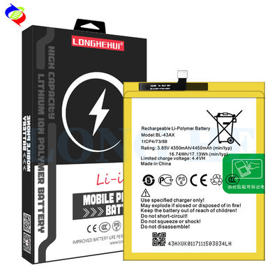 OEM/ODM BL-43AX 4450mAh X603 Bateria de telefone móvel para infinix Zero5