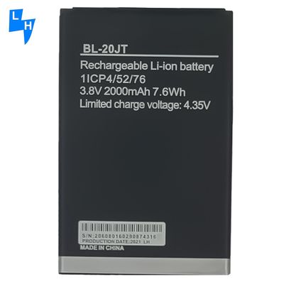 Bateria original e compatível para Tecno F2 BL-20JT F1 com protecção de IC duplo