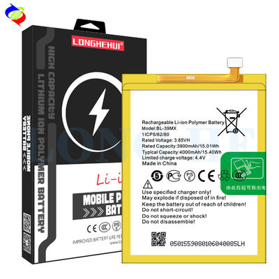 Bateria recarregável BL-40FX 4000mAh X602 X574 Bateria de telefone móvel para Infinix Zero 4 Plus