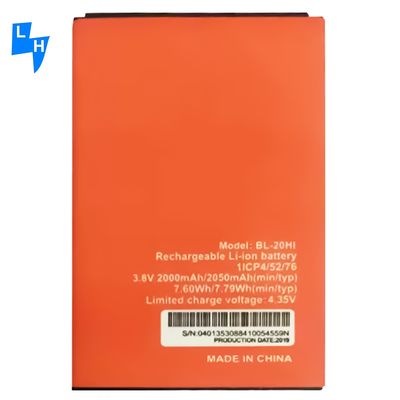 BL-20Hi OEM Bateria de íon de lítio para telemóvel Baterias recarregáveis para Itel A16 A23 A32F Batteira
