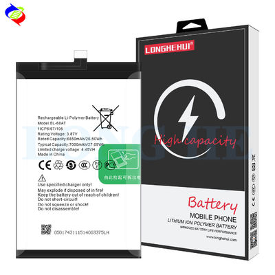 TECNO infinix POVA 2/LE7 BL-68AT Bateria recarregável com baterias incorporadas