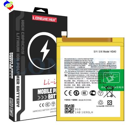 KS40 3000mAh 4.4V Bateria de Lítio de Polímero Perfeito para MOTO E6 Play US XT2029 XT2029-1