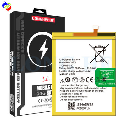 BL-30SX 3000mAh 3.85V recarga 0 ciclo Bateria para Infinix X522 Modelos de Telefone Móvel