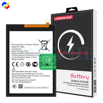 BL-48BT OEM ODM Bateria de telefone móvel para Tecno 5000mAh Condição 100% compatível