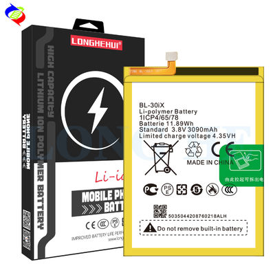 BL-30iX Baterias de telefone móvel de substituição para Infinix X552 Zero 3 3.8V 3090mAh